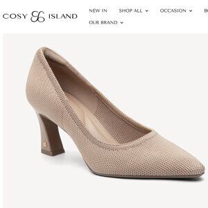 Cosy Island Beige Heels